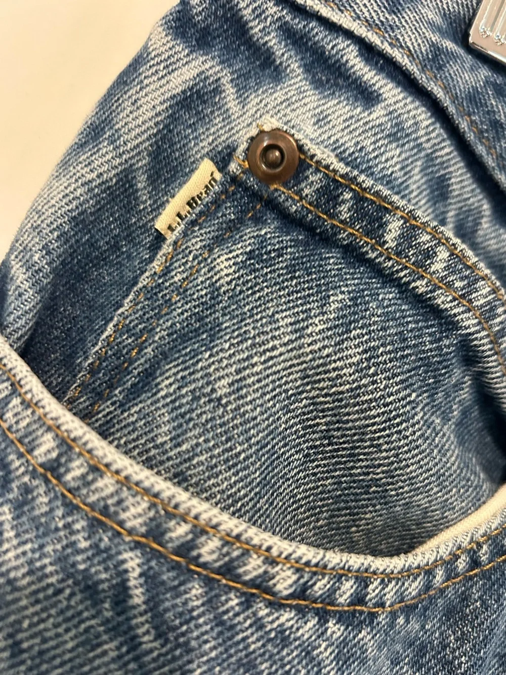 L.L. Bean Men's Relaxed Fit Straight-Leg Jeans 35x34